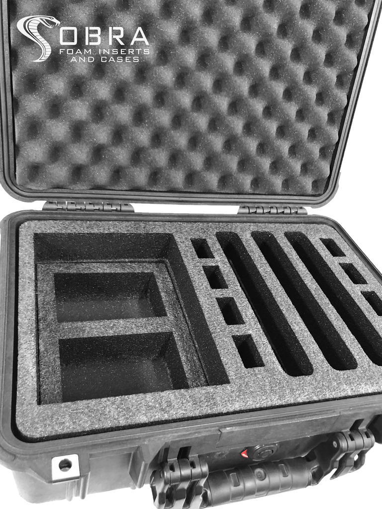 Plano Case 108020 108021 Range Case Foam Insert for 5 Handguns and Mag —  Cobra Foam Inserts and Cases