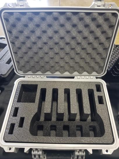 Pelican Case 1500 Range Case Foam Insert for 5 Handguns and Magazines (Foam  ONLY) 